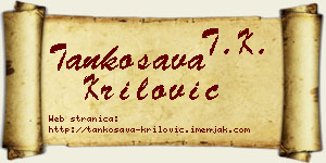 Tankosava Krilović vizit kartica